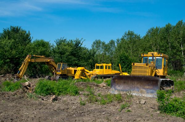 Bulldozer Clearing in Manteca